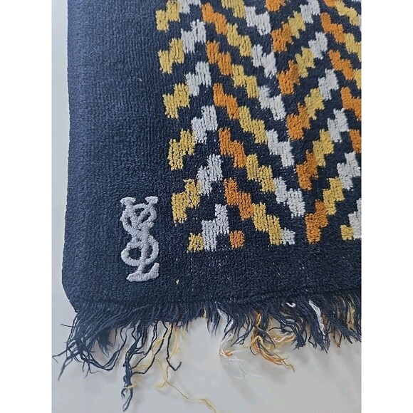 Vtg YSL Yves Saint Laurent For  Fieldcrest Bath Hand Towel Funky Groovy Fun - Picture 3 of 9
